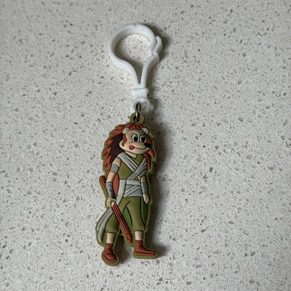 Star Wars themed hedgehog cartoon keychain